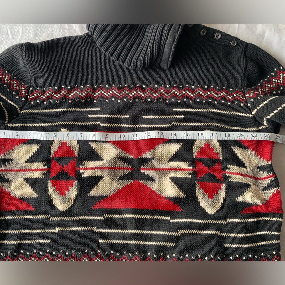 Chaps Southwest Sweater - Picture 8 of 13